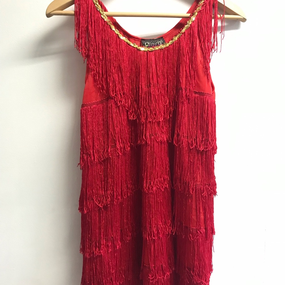 Fringe Flapper Red Extra Small Mini - image 2